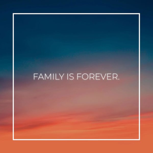 💖 Familie Sprüche Family is forever... Spruch Family