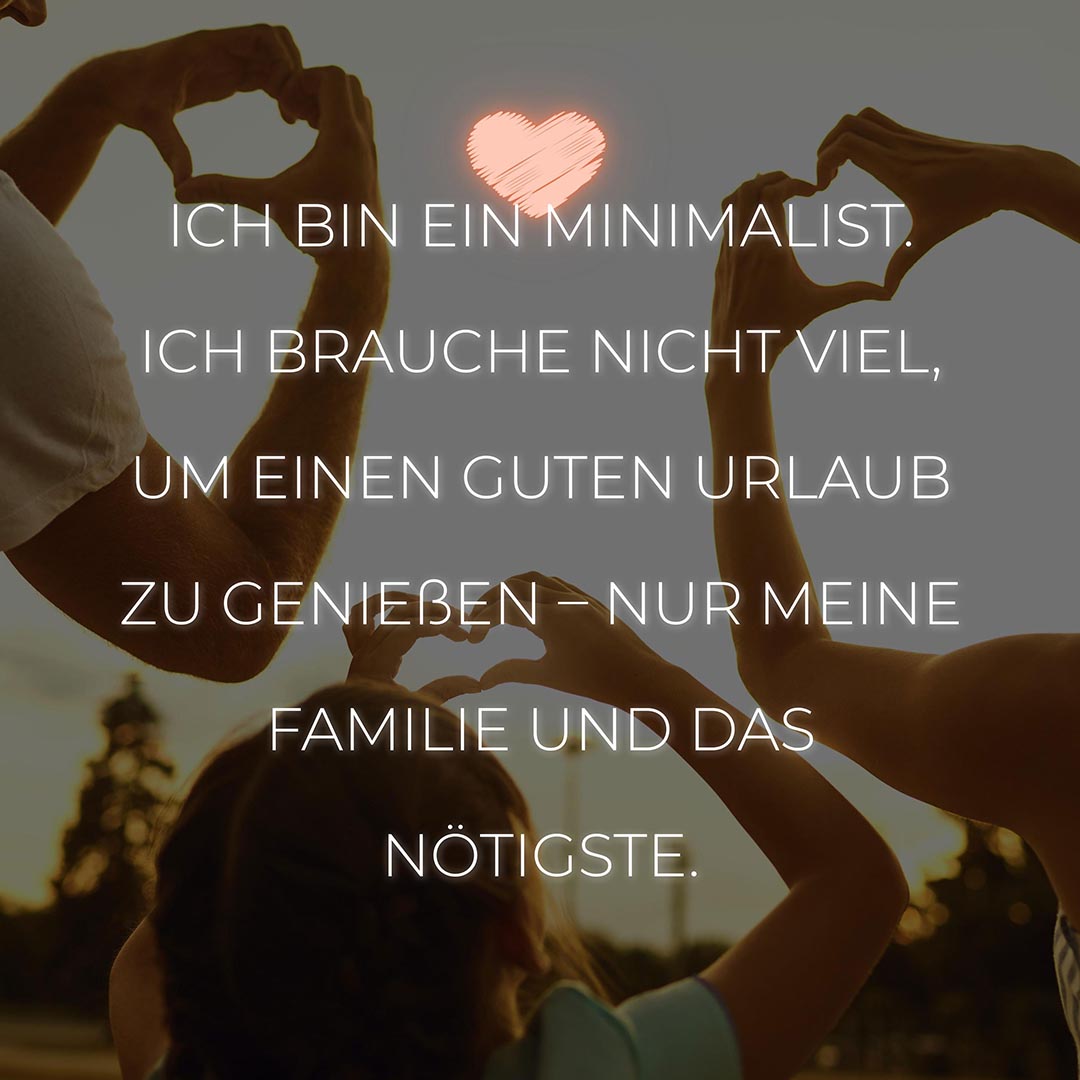 Familie Sprüche Ich bin ein Minimalist… Family Sprüche familie