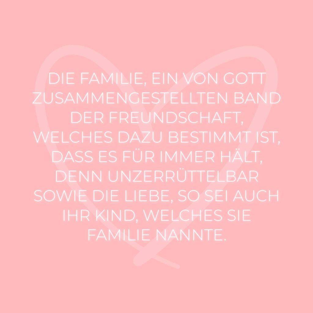 💖 Die Familie ein von Gott…