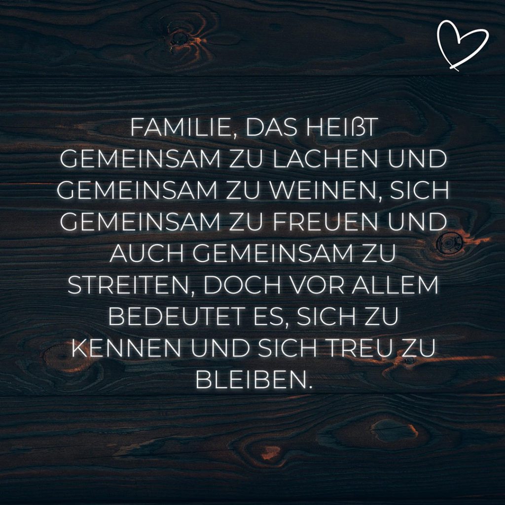 Familie das heißt gemeinsam… familiesprueche.de