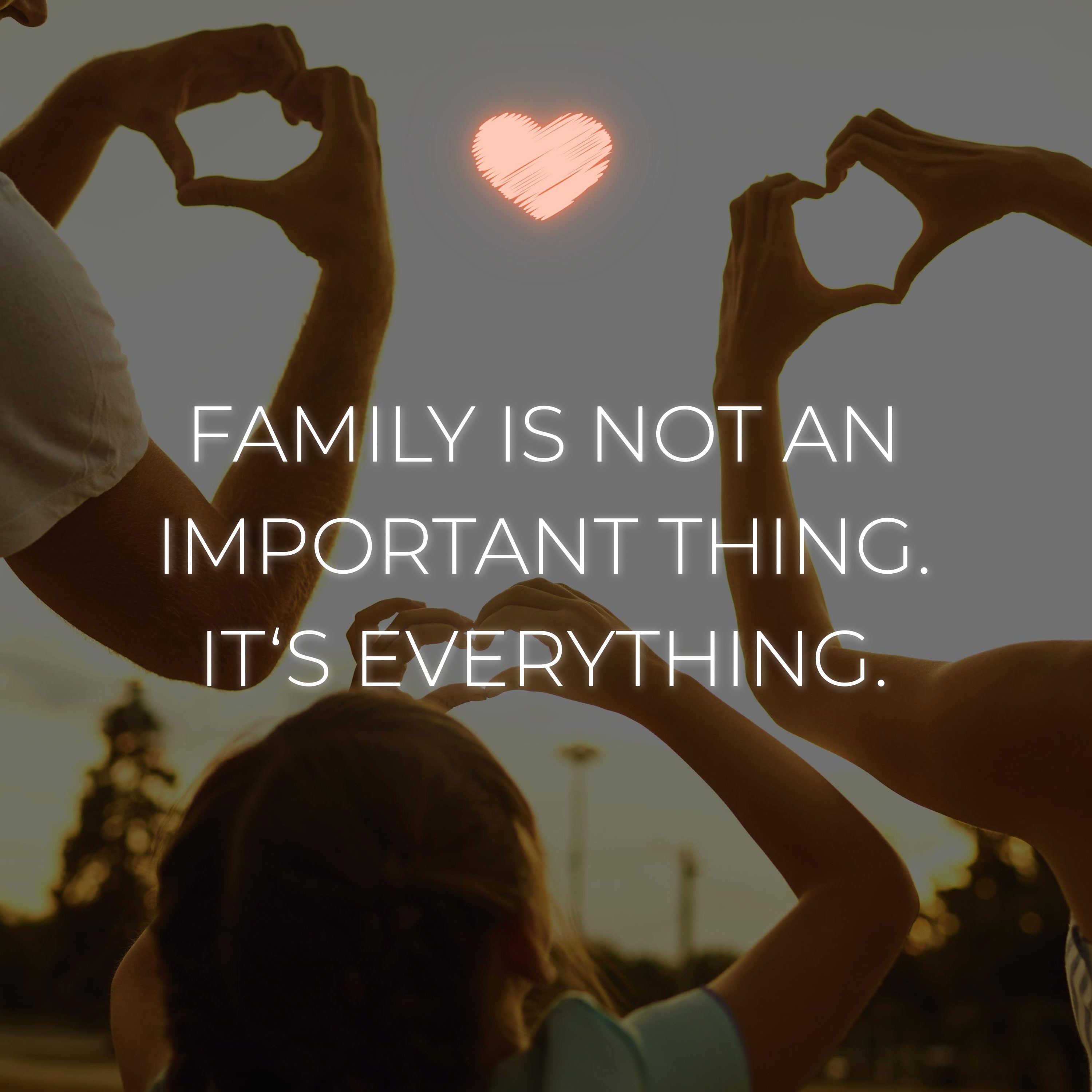 Familie Sprüche Englisch Family is not an important thing … familie