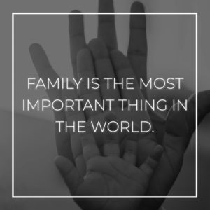 Familie Sprueche Family Is The Most Important Thing In The World