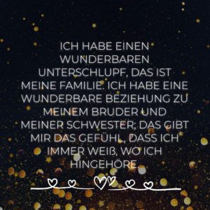 Familie Sprueche Ich Habe Einen Wunderbaren Unterschlupf