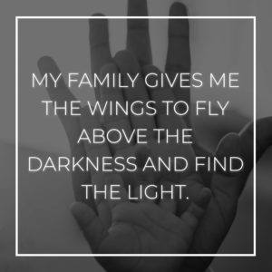 Familie Sprueche My Family Gives Me The Wings