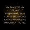 Familie Sprueche My Family Is My Life
