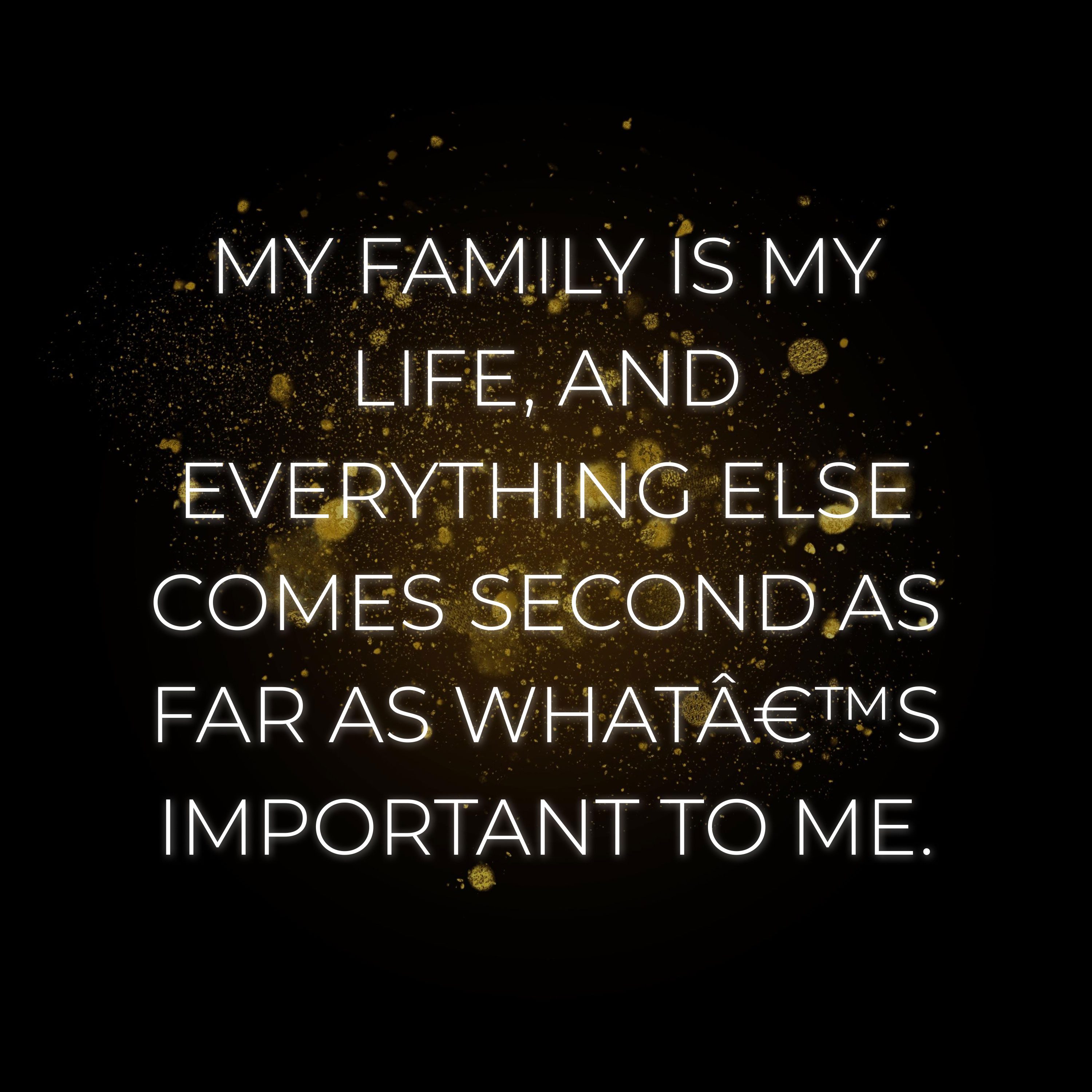 Familie Sprüche Englisch My family is my life … familiesprueche.de