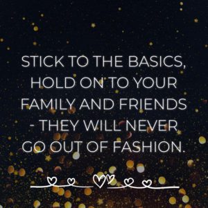 Familie Sprueche Stick To The Basics