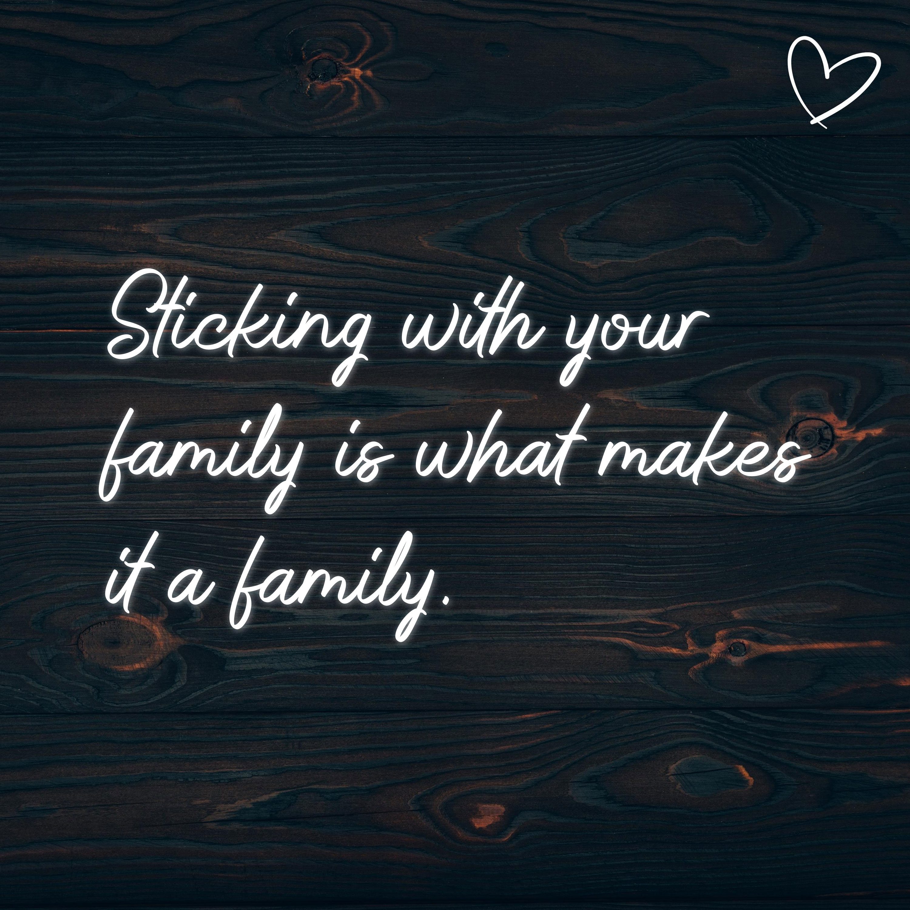 💖 Familie Sprüche Englisch Sticking with your family