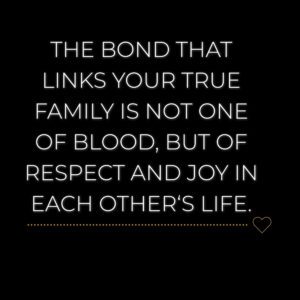 Familie Sprueche The Bond That Links Your True Family