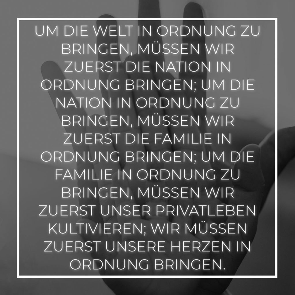 Um die Welt in Ordnung zu bringen… familiesprueche.de